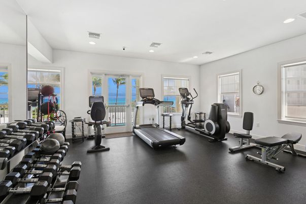 Fitness Equipment, Gym, Interior, Recessed Lighting