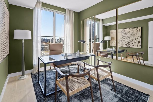 Home Office, Interior, Wood Texture Flooring