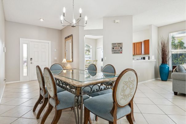 Chandelier, Dining room, Interior, Recessed Lighting