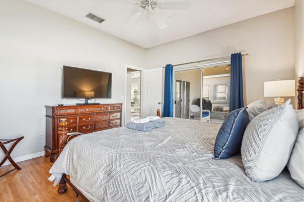 Bedroom, Interior, Wood Texture Flooring