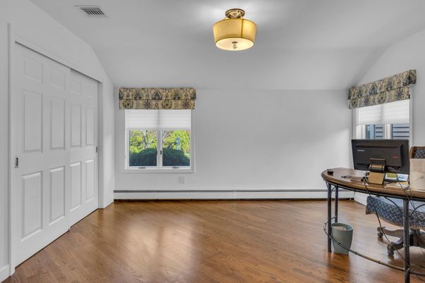 Home Office, Interior, Wood Texture Flooring