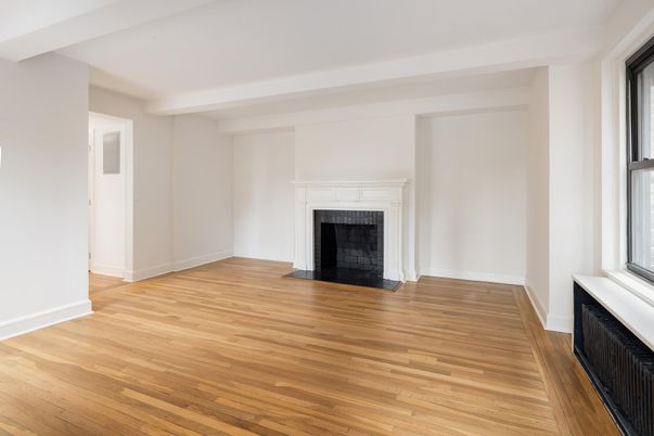 Empty room, Fireplace, Interior, Wood Texture Flooring