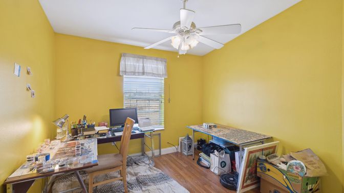 Home Office, Interior, Wood Texture Flooring