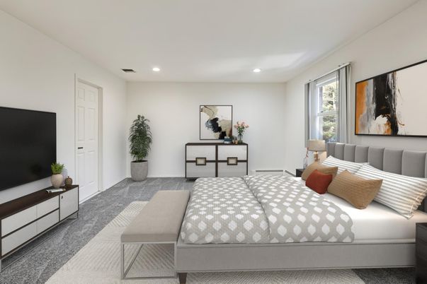 Bedroom, Interior, Recessed Lighting