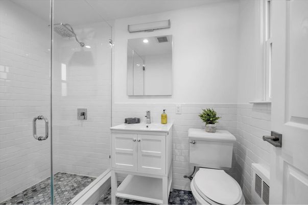 Bathroom, Glass Shower, Interior