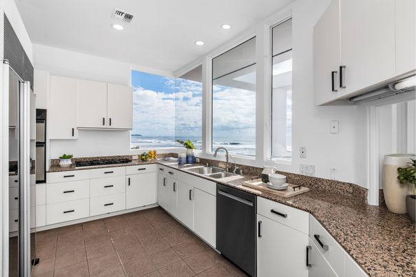 Interior, Kitchen, Recessed Lighting, Water