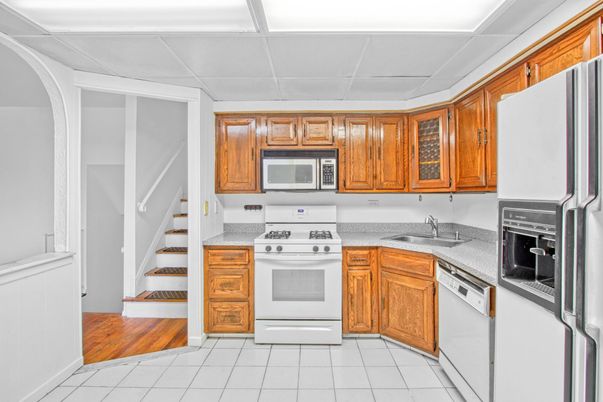 Interior, Kitchen, Wood Texture Flooring