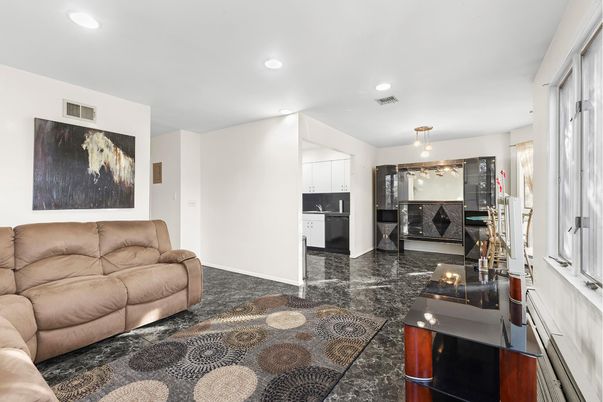Interior, Kitchen, Living room, Recessed Lighting