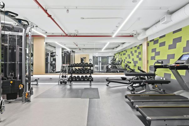 Fitness Equipment, Gym, Interior