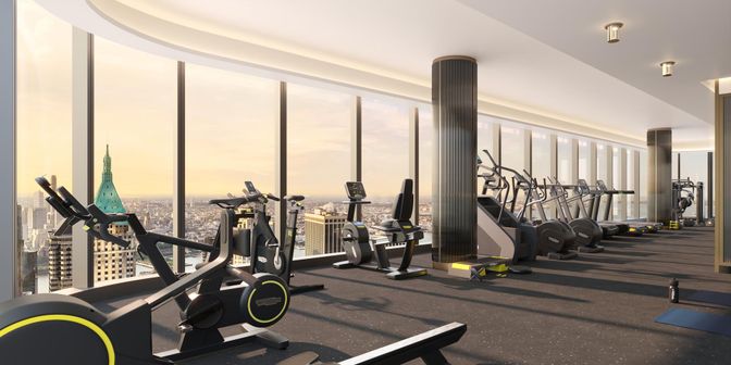 Fitness Equipment, Gym, Interior