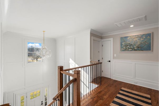 Chandelier, Interior, Recessed Lighting, Wood Texture Flooring