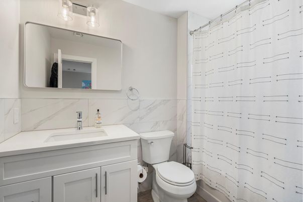 Bathroom, Interior, Marble Walls