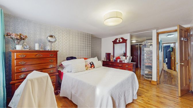 Bedroom, Interior, Wood Texture Flooring