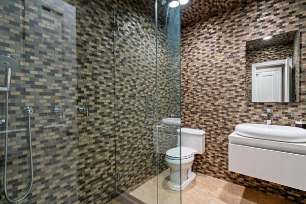 Bathroom, Glass Shower, Interior