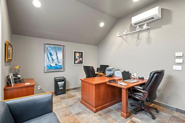 Home Office, Interior, Recessed Lighting