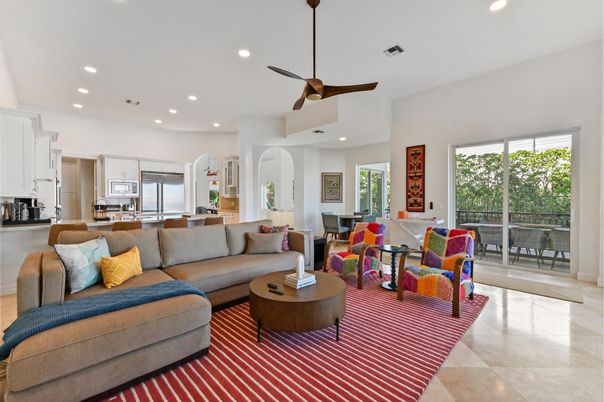 Interior, Kitchen, Living room, Recessed Lighting, Stainless Steel Appliances