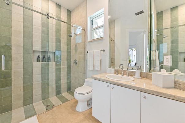 Bathroom, Glass Shower, Interior