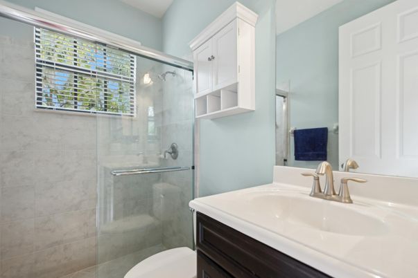 Bathroom, Glass Shower, Interior