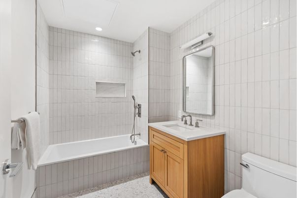 Bathroom, Interior, Recessed Lighting