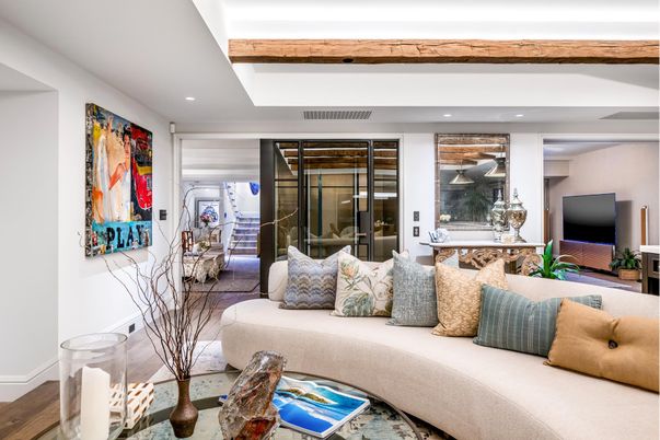 Interior, Living room, Recessed Lighting