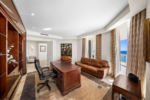 Home Office, Interior, Recessed Lighting