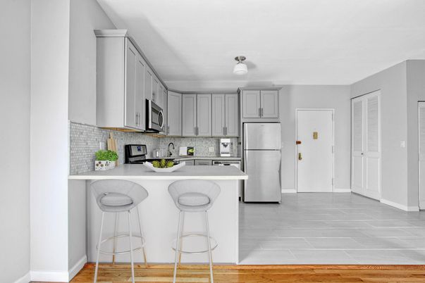 Interior, Kitchen, Wood Texture Flooring