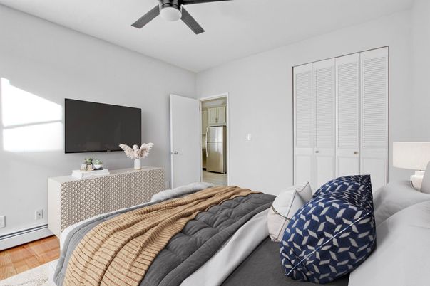 Bedroom, Interior, Wood Texture Flooring