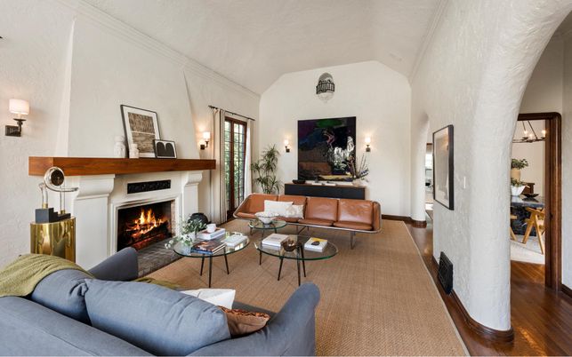 Fireplace, Interior, Living room, Wood Texture Flooring