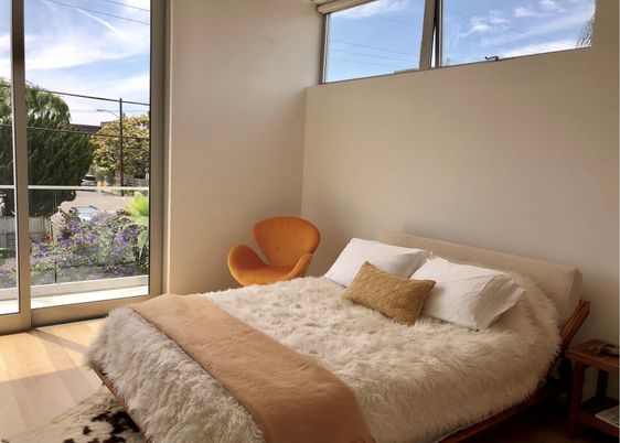 Bedroom, Interior, Wood Texture Flooring