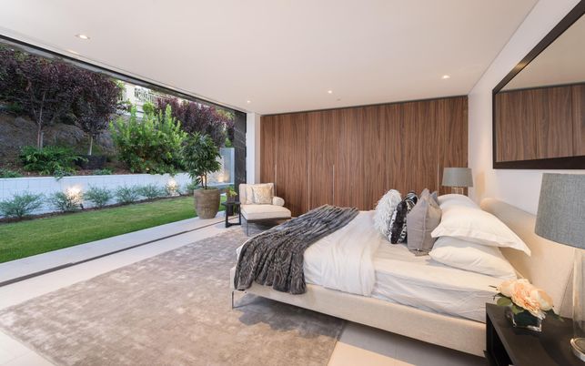 Bedroom, Interior, Recessed Lighting