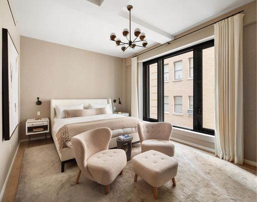 Bedroom, Interior, Pendant Lights