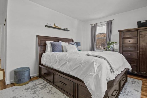 Bedroom, Interior, Wood Texture Flooring
