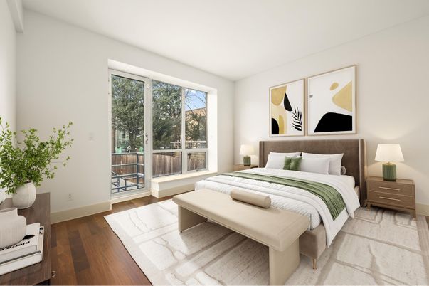 Bedroom, Interior, Wood Texture Flooring