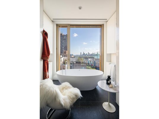 Bathroom, Free Standing Baths, Interior, Recessed Lighting