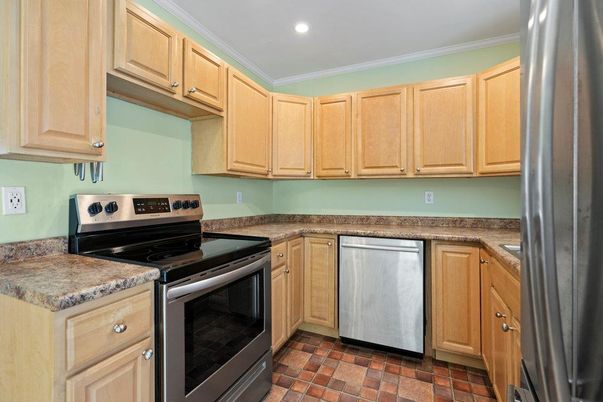 Interior, Kitchen, Recessed Lighting, Stainless Steel Appliances