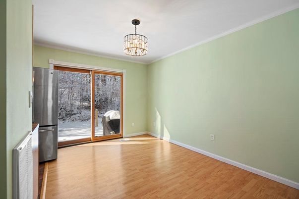 Chandelier, Empty room, Interior, Wood Texture Flooring