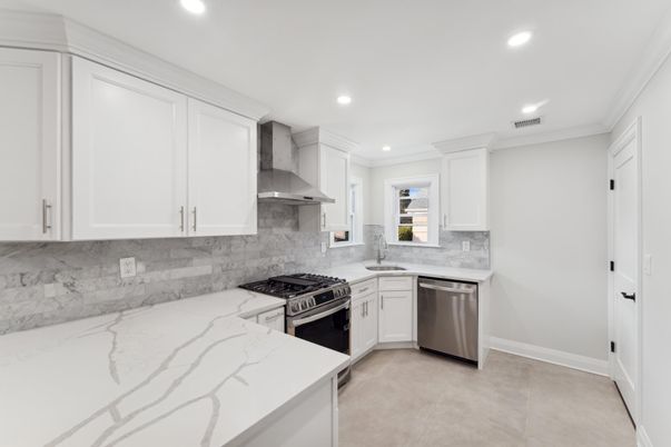 Interior, Kitchen, Recessed Lighting, Stainless Steel Appliances