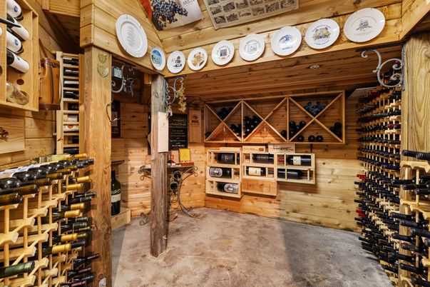 Interior, Wine Storage, Wooden Walls