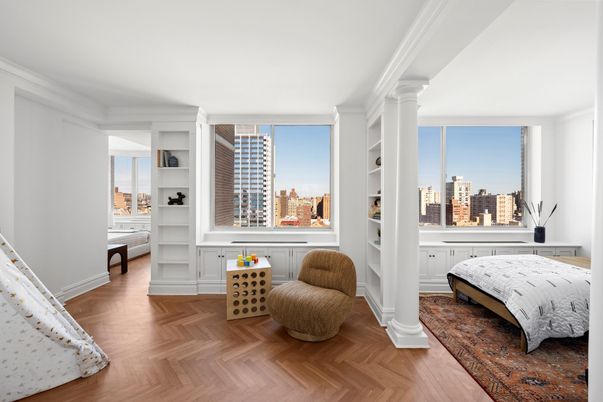 Bedroom, Interior, Wood Texture Flooring