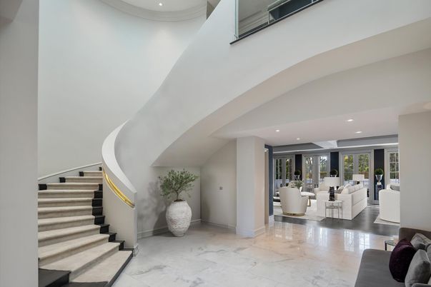 Interior, Living room, Marble, Recessed Lighting