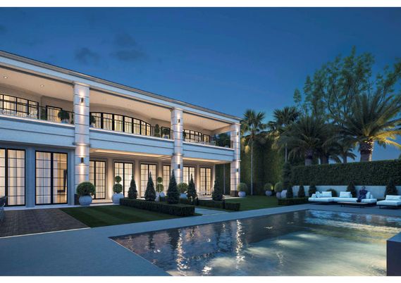 Exterior, Facade, Pool, Modern