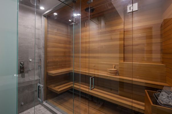 Interior, Recessed Lighting, Sauna Room