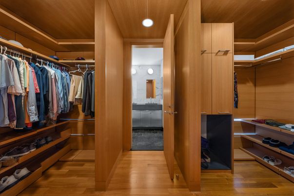 Interior, Recessed Lighting, Walk-in Closets, Wooden Ceilings, Wood Texture Flooring