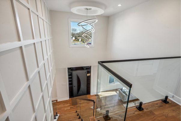 Interior, Pendant Lights, Recessed Lighting, Wood Texture Flooring