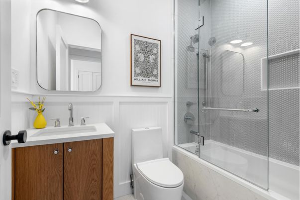 Bathroom, Glass Shower, Interior