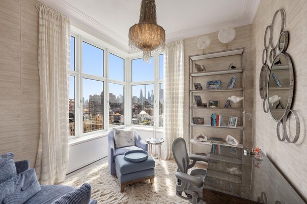 Chandelier, Home Office, Interior