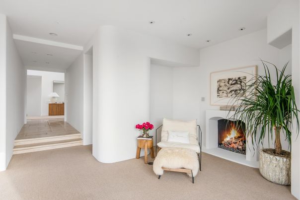 Fireplace, Interior, Recessed Lighting