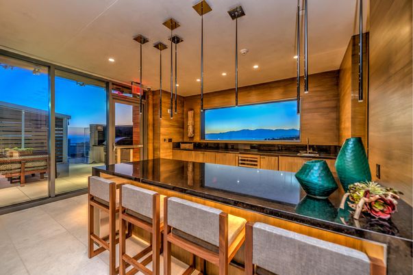Interior, Pendant Lights, Recessed Lighting, Wooden Walls