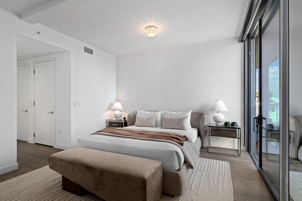 Bedroom, Interior, Wood Texture Flooring