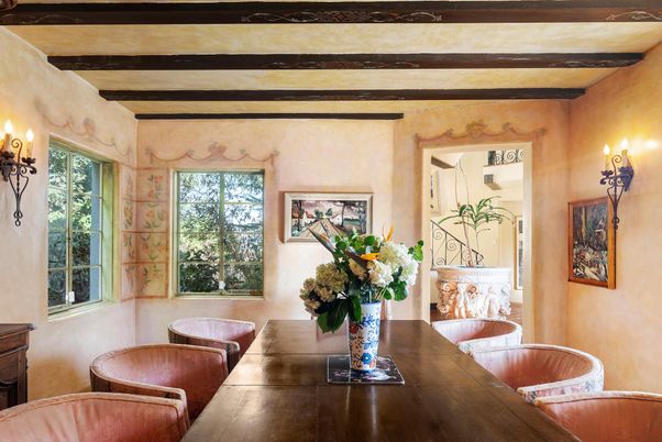 Home Office, Interior, Wooden Beams
